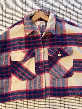 Pink and Blue Shacket size M